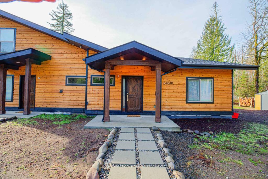 Newly Built Modern Chalet Duplex - 1 Mount Hood Village Exterior photo
