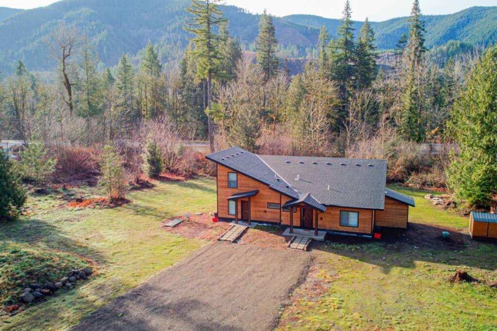 Newly Built Modern Chalet Duplex - 1 Mount Hood Village Exterior photo