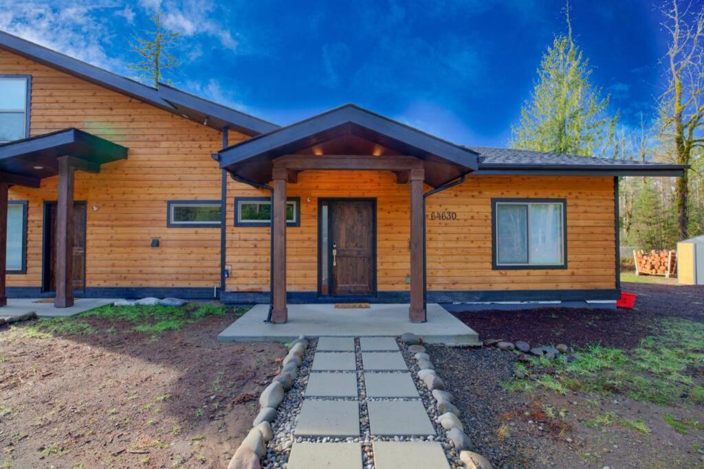Newly Built Modern Chalet Duplex - 1 Mount Hood Village Exterior photo